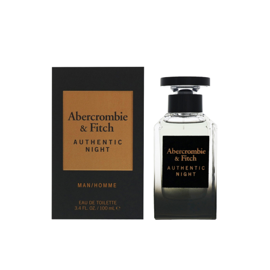Abercrombie & Fitch Authentic Night Man Homme Eau De Toilette 100ML
