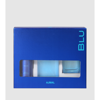 Ajmal Perfume Blu Gift Set For Men-90 Ml Ajmal Perfume Blu Gift Set For Men-90 Ml
