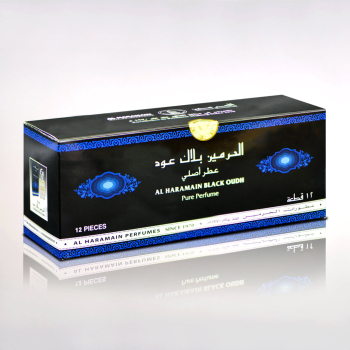 Al Haramain Black Oudh 15ml Pure Perfume 12ps Pack Al Haramain Black Oudh 15ml Pure Perfume 12ps Pack
