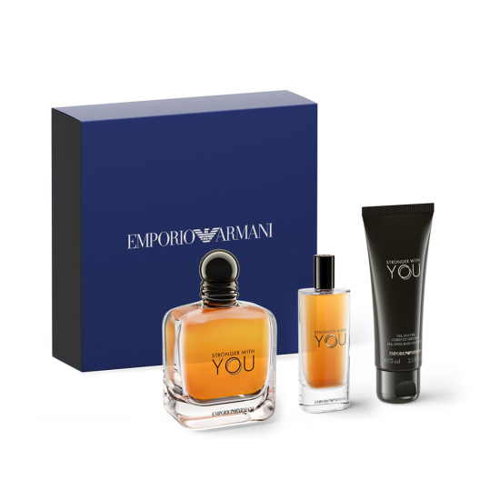 Armani Stronger With You Pour Homme For Men Eau De Toilette 100ML Set