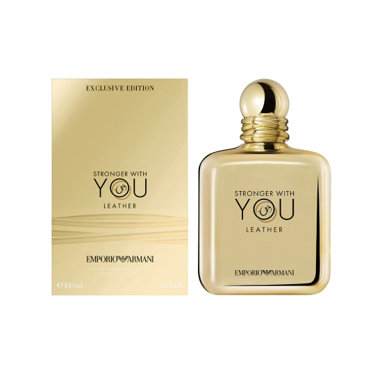 Armani Stronger With You Leather Pour Homme For Men Eau De Parfum 100ML