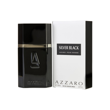 Azzaro Silver Black For Men Eau De Toilette 100ML Azzaro Silver Black For Men Eau De Toilette 100ML