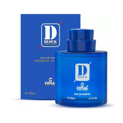 Coral D Block For Men Eau De Parfum 100ML-Blue