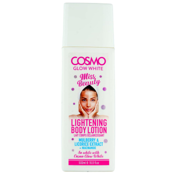 Cosmo Glow White Lightening Body Lotion For Unisex 500ML Cosmo Glow White Lightening Body Lotion For Unisex 500ML