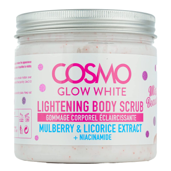 Cosmo Glow White Lightening Body Scrub For Unisex 475ML Cosmo Glow White Lightening Body Scrub For Unisex 475ML