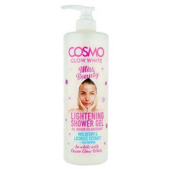 Cosmo Glow White Miss Beauty Lightening Shower Gel 1000ML Cosmo Glow White Miss Beauty Lightening Shower Gel 1000ML
