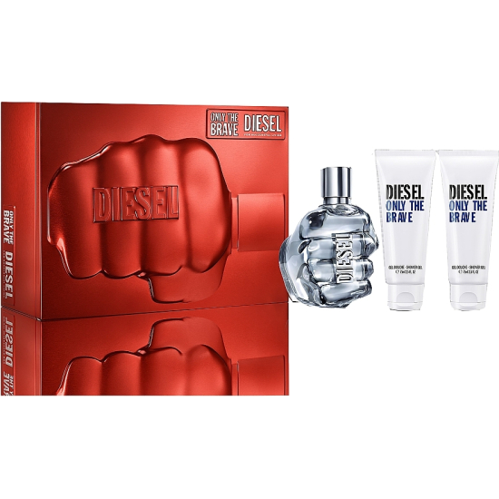 Diesel Only The Brave Set  Eau De Toilette For Men 125ML