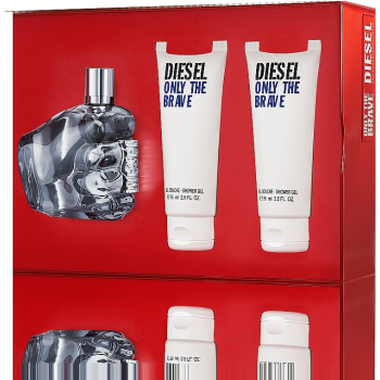 Diesel Only The Brave Set  Eau De Toilette For Men 125ML Diesel Only The Brave Set  Eau De Toilette For Men 125ML