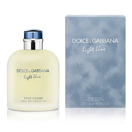 Dolce&Gabbana Light Blue For Men Eau De Toilette 200ML
