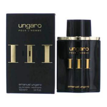 Emanuel Ungaro L`Homme III For Men Eau De Toilette 100ML Emanuel Ungaro L`Homme III For Men Eau De Toilette 100ML