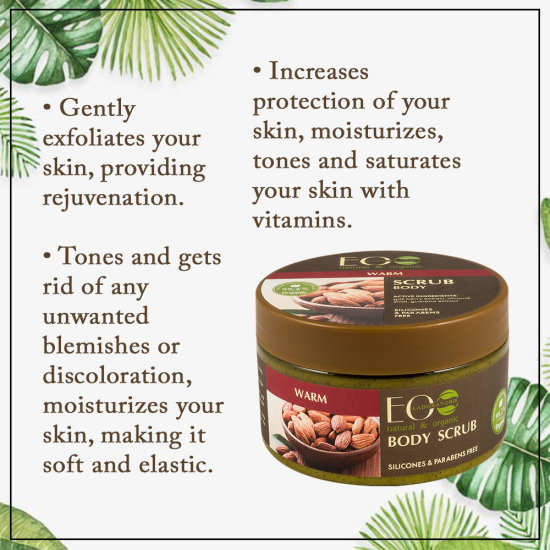 EO Laboratorie Organic Warm Sugar Body Scrub: Toning