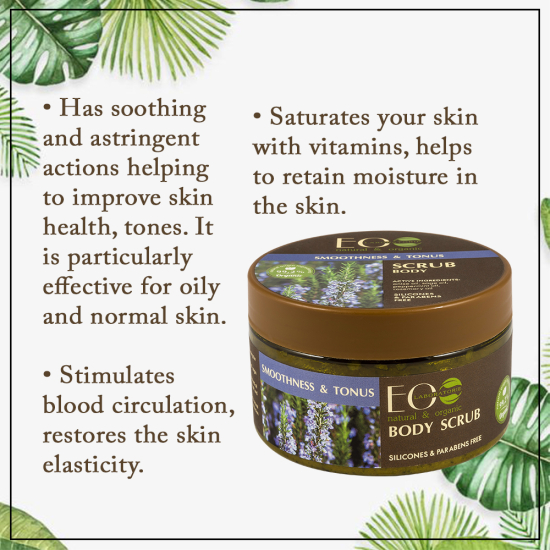 EO Laboratorie Organic Toning Salt Body Scrub: Exfoliating