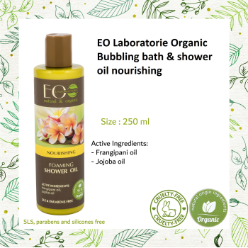 EO Laboratorie Organic Nourishing Bubbling Bath & Shower Oil