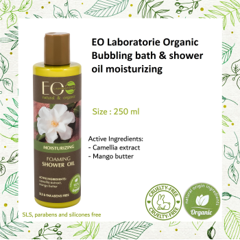 EO Laboratorie Organic Moisturizing Bubbling Bath & Shower Oil
