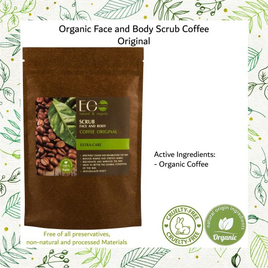 EO Laboratorie Organic Coffee Face & Body Scrub: Extra Care