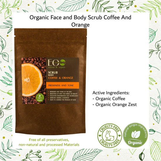 EO Laboratorie Organic Coffee Body Scrub: Anti-Cellulite