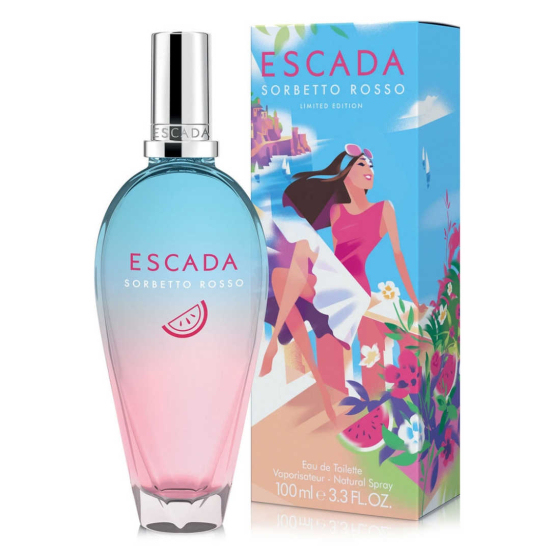 Escada Sorbetto Rosso Limited Edition For Women Eau De Toilette 100ML