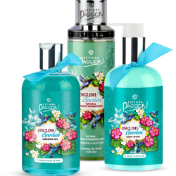 Estiara Passion English Garden Bath - Body 3 Piece Gift Set for Unisex