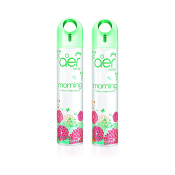Godrej Aer Air Freshener Spray Morning Misty Meadows 300ML Pack of 2