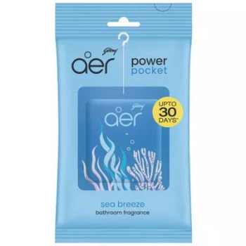 Godrej Aer Power Pocket Bathroom Fragrance Sea Breeze 10g