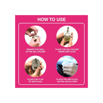 Godrej Aer Click Car Air Freshener Petal Crush Pink 10g