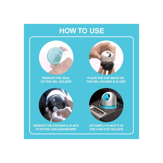 Godrej aer Twist Car Air Freshener Cool Surf Blue 45g
