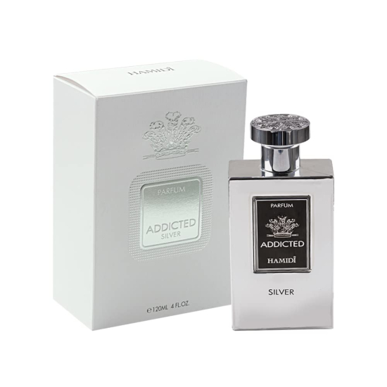 Hamidi Non Alcohol Addicted Silver Parfum For Men 120ML