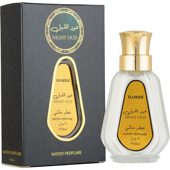 Hamidi Night Oud Water Perfumes For Unisex 50ML