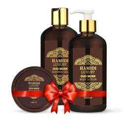 Hamidi Luxury Oud Musk 3 Pieces Gift Set