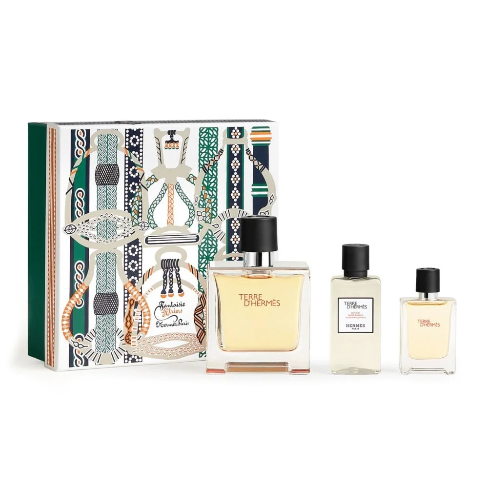 Hermes Terre D`Hermes For Men Eau De Parfum 75ML Set - 3346131406104