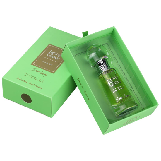 Jenny Glow Natural Lime - Basil Perfume Oil  For Unisex 20ML