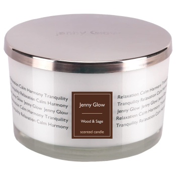 Jenny Glow Wood - Saga Smokeless Scented Candle 454g