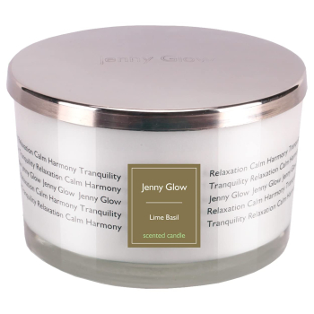 Jenny Glow Lime - Basil Smokeless Scented Candle 454g