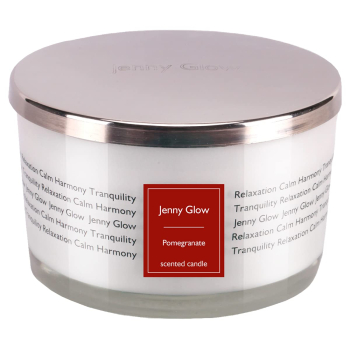 Jenny Glow Pomegranate Noir Smokeless Scented Candle 454g Jenny Glow Pomegranate Noir Smokeless Scented Candle 454g
