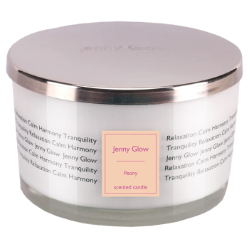 Jenny Glow Peony Smokeless Scented Candle 454g