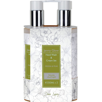 Jenny Glow Freesia - Pear Hand Wash - Hand Cream Set For Unisex 250ML
