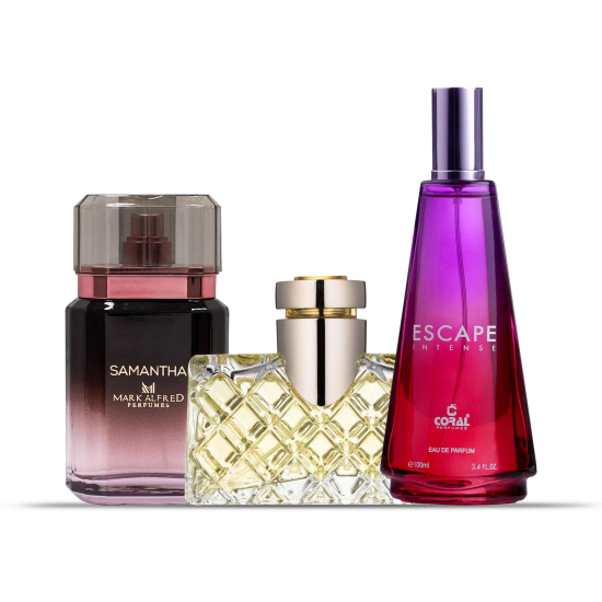 Mark Alfred Samantha L+ Coral Escape Intense L+ Rasasi Ambition Woman