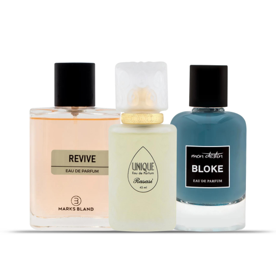 Marks Bland Revive  Mon Destin Bloke and Rasasi Unique
