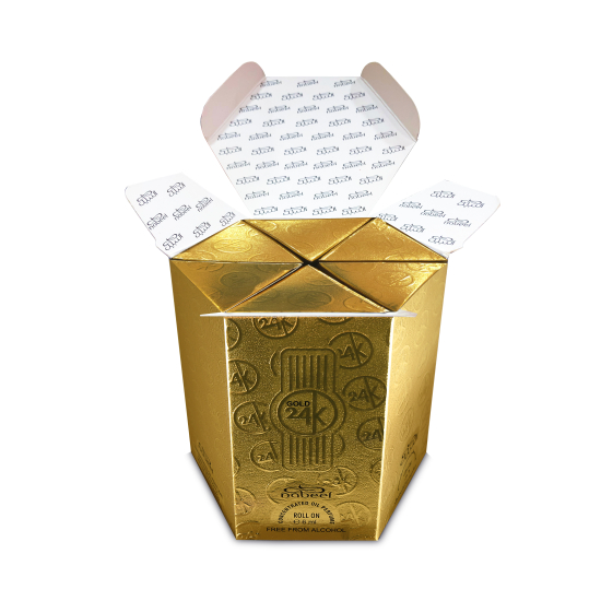 NABEEL GOLD 24K ROLL ON OIL PERFUME 6ML * 6 PCS