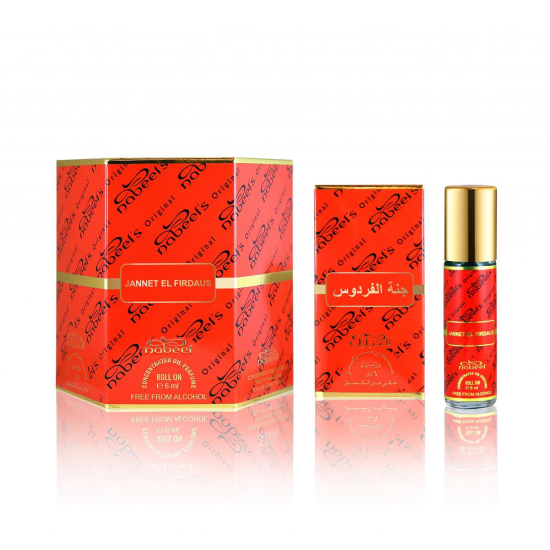 NABEEL JANNET EL FIRDAUS ROLL ON OIL PERFUME 6ML * 6 PCS