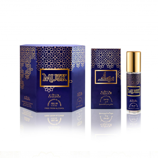 NABEEL MUSK ROLL ON OIL PERFUME 6ML * 6 PCS