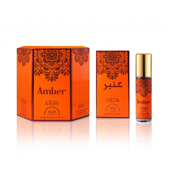 NABEEL AMBER ROLL ON OIL PERFUME 6ML * 6 PCS NABEEL AMBER ROLL ON OIL PERFUME 6ML * 6 PCS