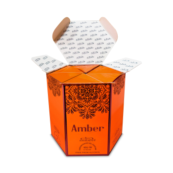 NABEEL AMBER ROLL ON OIL PERFUME 6ML * 6 PCS NABEEL AMBER ROLL ON OIL PERFUME 6ML * 6 PCS
