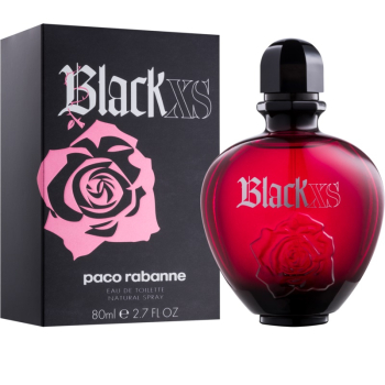 Paco Rabanne Black Xs For Women Eau De Toilette 80ML Paco Rabanne Black Xs For Women Eau De Toilette 80ML