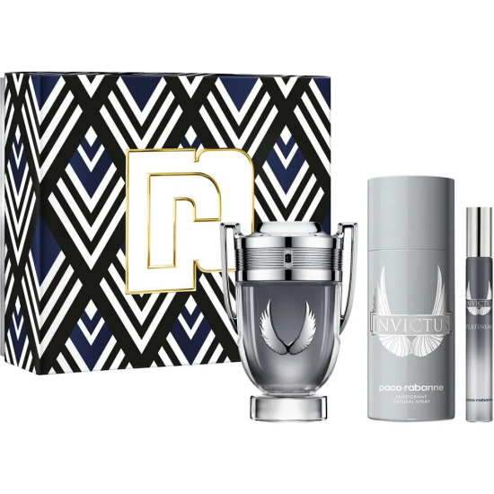 Paco Rabanne Invictus Platinum Set Eau De Parfum For Men 100ML