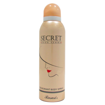 Rasasi Secret Deodorant Spray For Women 200ml Rasasi Secret Deodorant Spray For Women 200ml