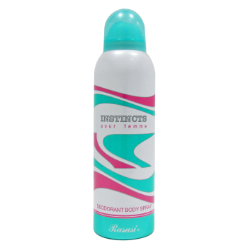 Rasasi Instincts Woman Deodorant Spray For Women 200ml Rasasi Instincts Woman Deodorant Spray For Women 200ml