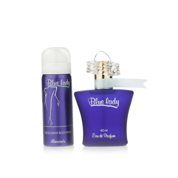 Rasasi Blue Lady + Deo Eau De Parfum For Women 40ml