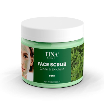 Tina Cosmo Clean & Exfoliate Face Scrub 300ml - MINT