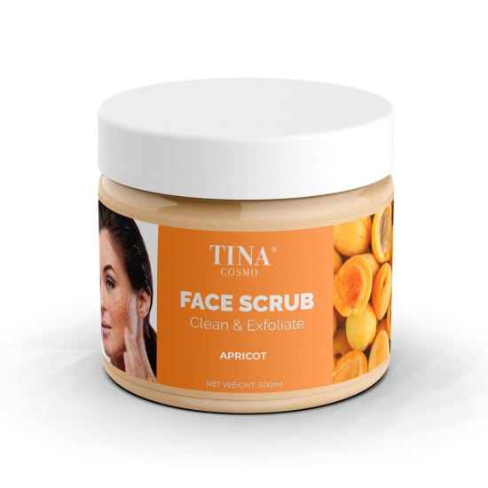 Tina Cosmo Clean & Exfoliate Face Scrub 300ml - APPRICOT